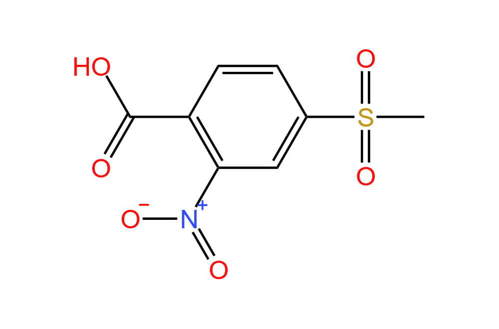 4-Methylsulfonyl-2-nitrobenzoic acid